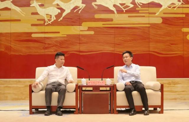 新能源江苏盐城大丰：李志军会见诺德股份董事长陈立志、国机集团中国电工第一区域部总经理葛健