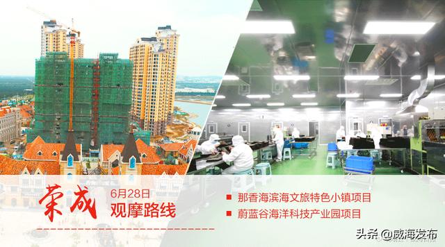 跟着观摩团看项目:那香海滨海文旅特色小镇项目、蔚蓝谷海洋科技产业园项目