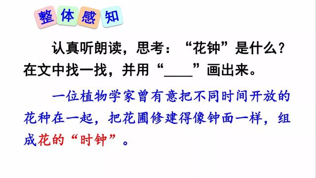 花钟 - 跟我学语文