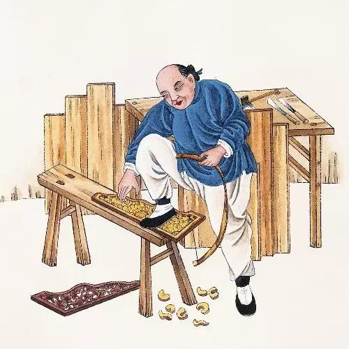 做细木活开料木匠木匠猎人渔夫织布农夫来源:空间万象图片来自互联网