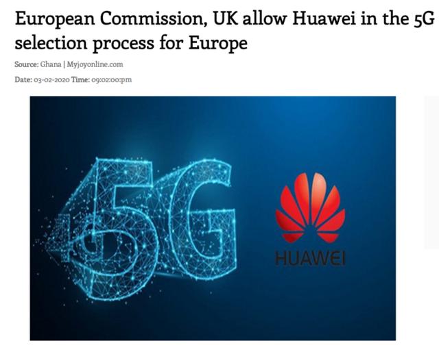外媒：欧盟不禁止华为参与5G建设，将拥有更快的5G网络-最极客