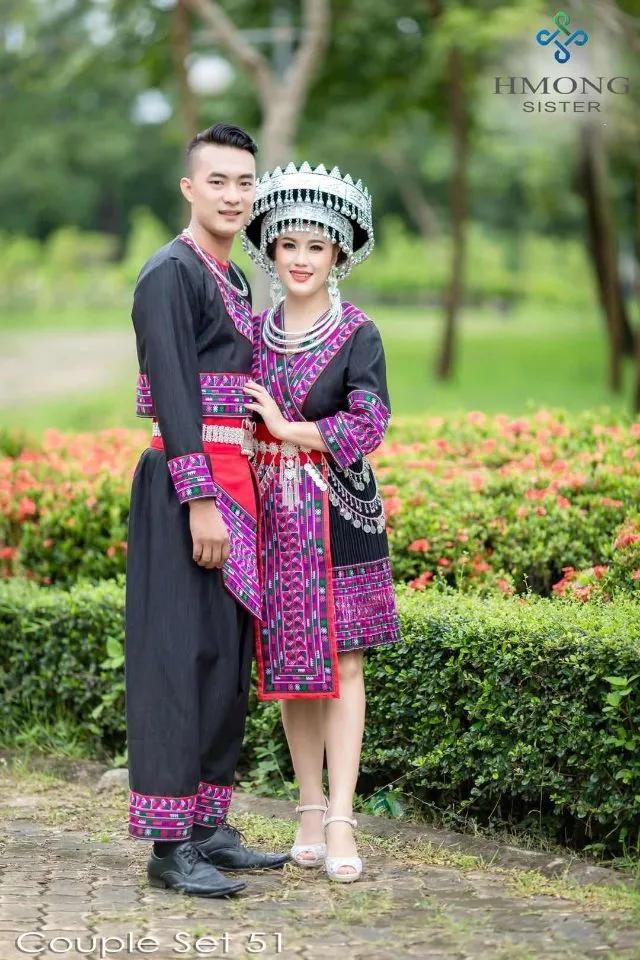 苗族男士服饰甘当绿叶也敢与花争艳