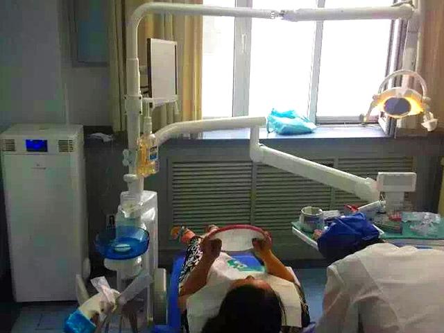 北京东直口腔医院安装米微新风除菌净化一体机   米微新风系统   除菌   除霾  除醛